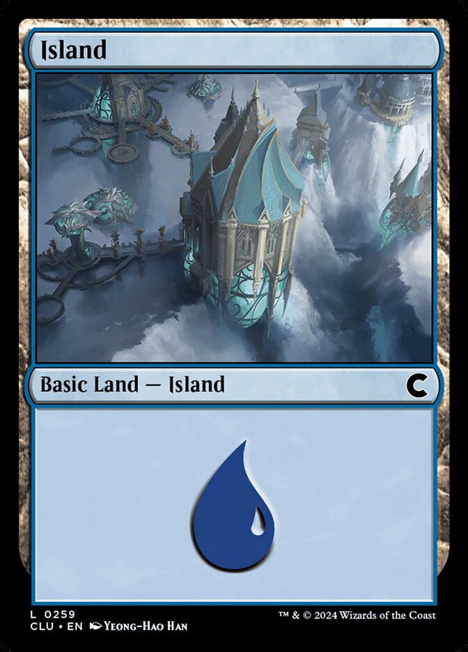 Island (259) - Ravnica: Clue Edition (CLU)