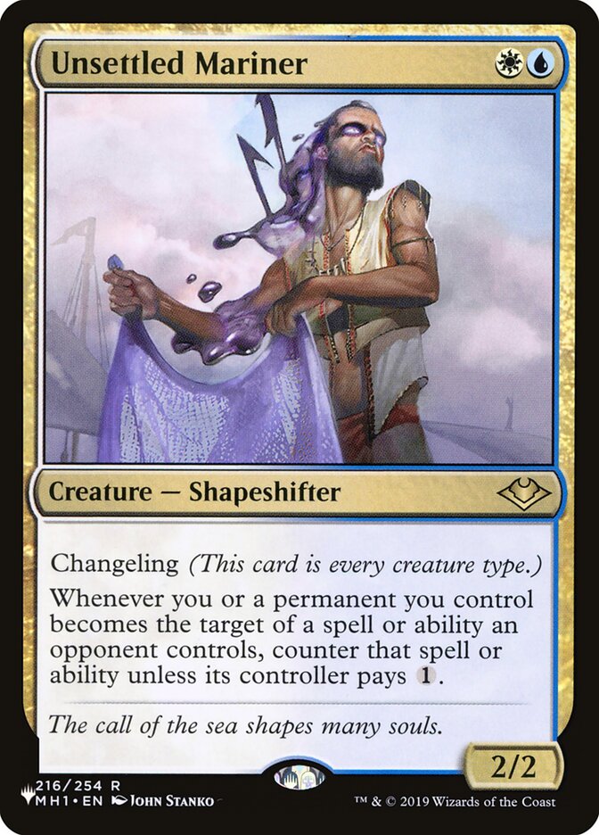 Unsettled Mariner (MH1-216) - The List (PLST)