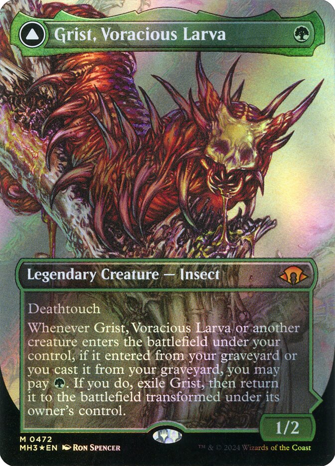 Grist, Voracious Larva // Grist, the Plague Swarm (472) - Modern Horizons 3 (MH3)