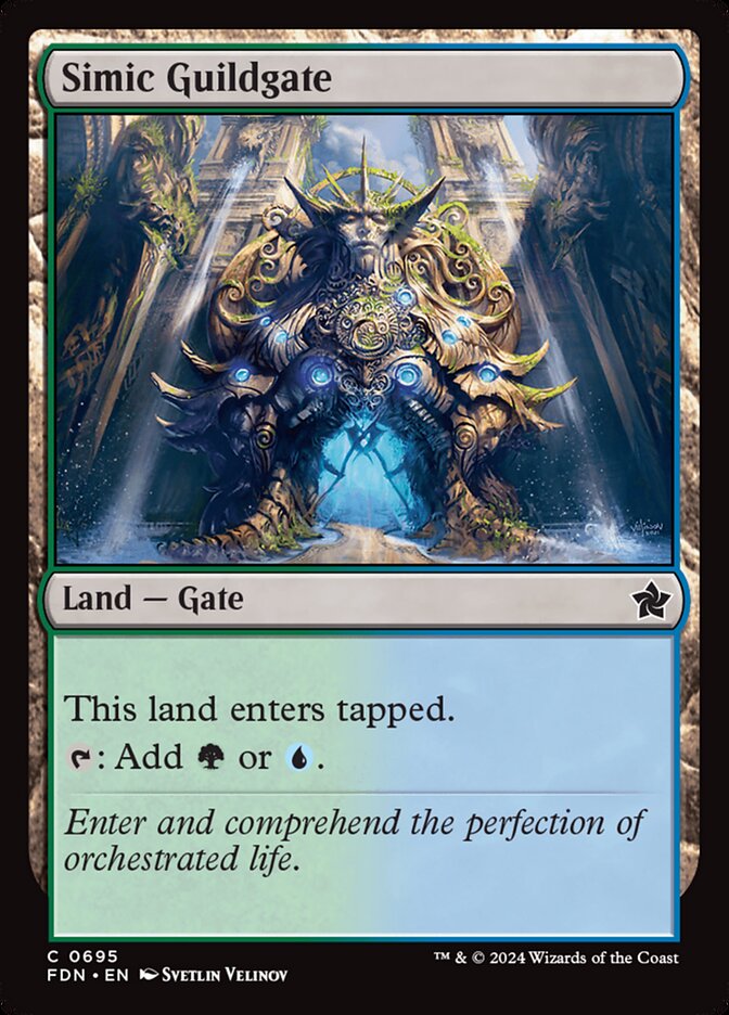 Simic Guildgate (695) - Foundations (FDN)