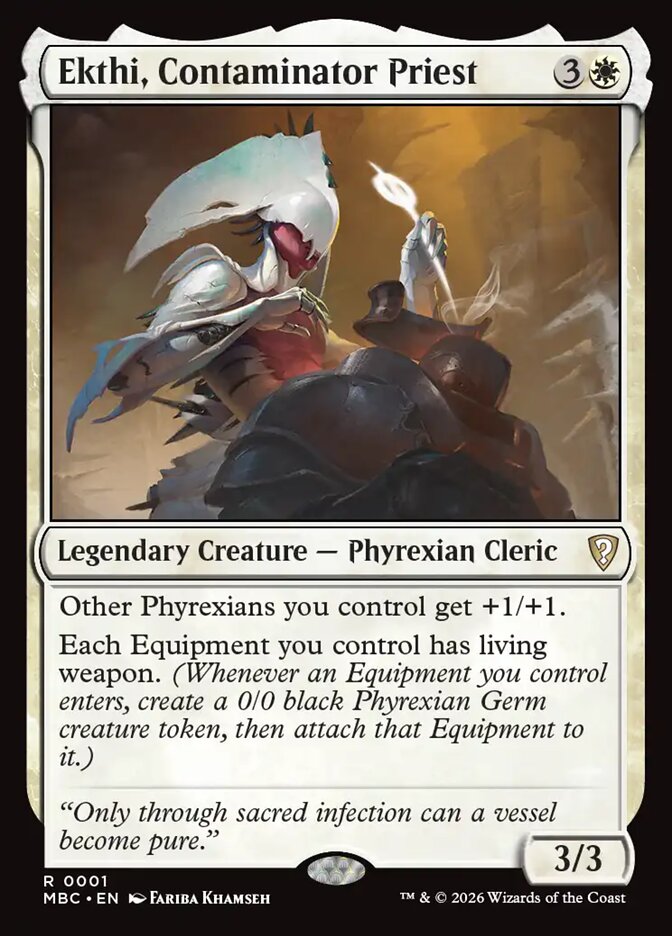 Ekthi, Contaminator Priest (1) - Mystery Booster Commander Edition (MBC)
