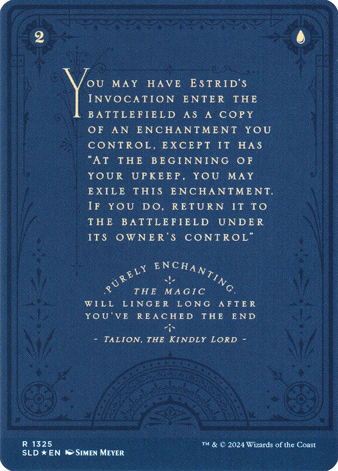 Estrid's Invocation // Estrid's Invocation (1325) - Secret Lair Drop (SLD)