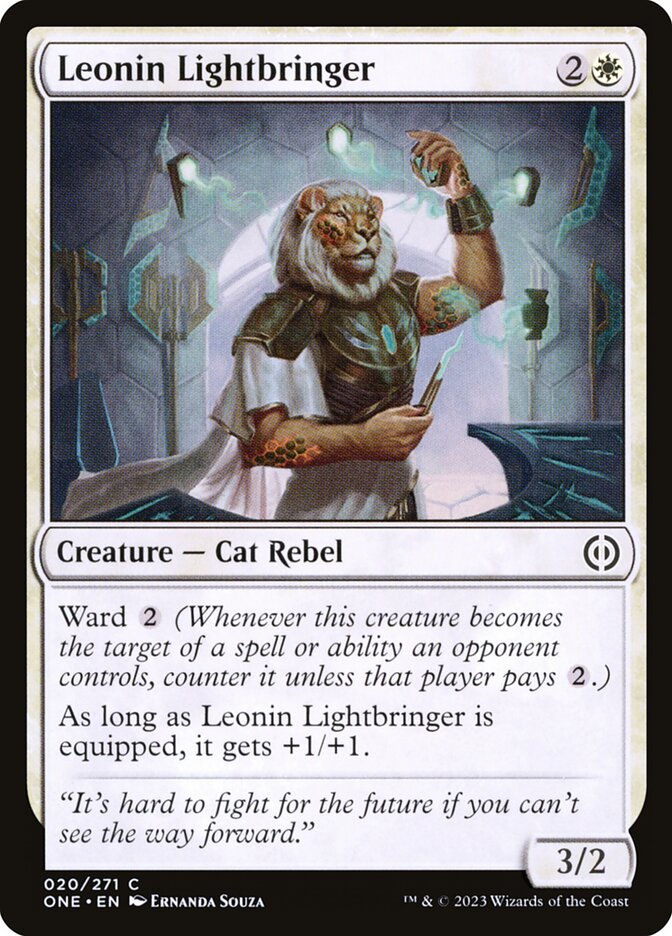 Leonin Lightbringer (20) - Phyrexia: All Will Be One (ONE)