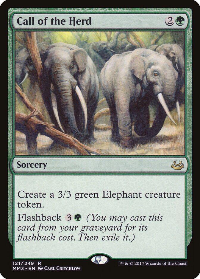Call of the Herd (121) - Modern Masters 2017 (MM3)