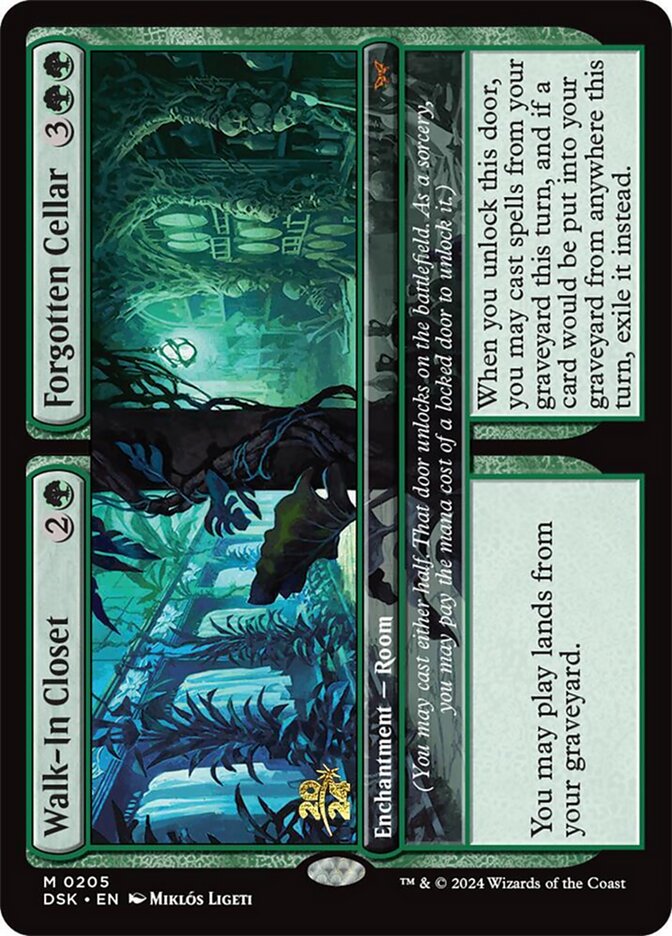 Walk-In Closet // Forgotten Cellar (205s) - Duskmourn: House of Horror Promos (PDSK)