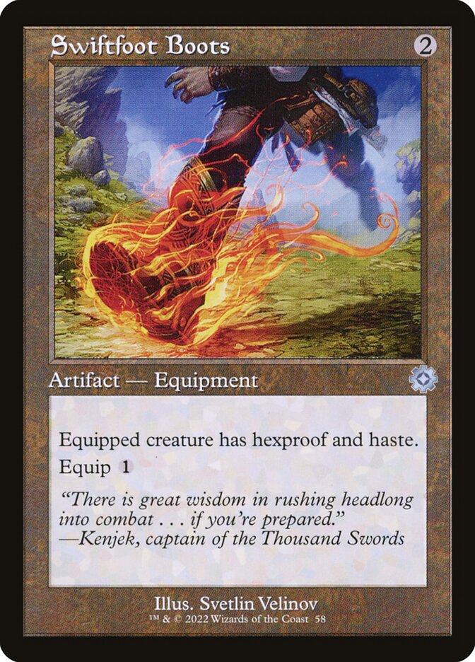 Swiftfoot Boots (58) - The Brothers' War Retro Artifacts (BRR)