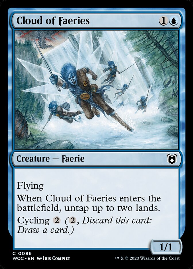 Cloud of Faeries (86) - Wilds of Eldraine Commander (WOC)