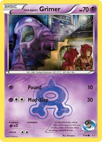 Team Aquas Grimer (7) - Double Crisis (DCR)