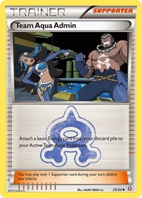 Team Aqua Admin (25) - Double Crisis (DCR)