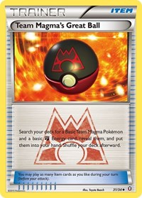 Team Magmas Great Ball (31) - Double Crisis (DCR)
