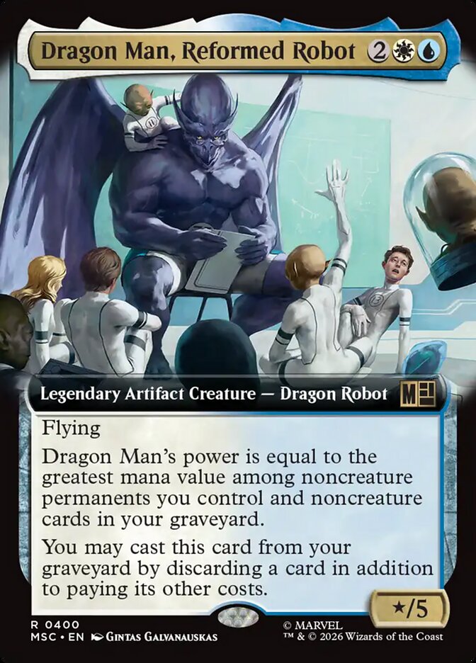 Dragon Man, Reformed Robot (400) - Marvel Super Heroes Commander (MSC)