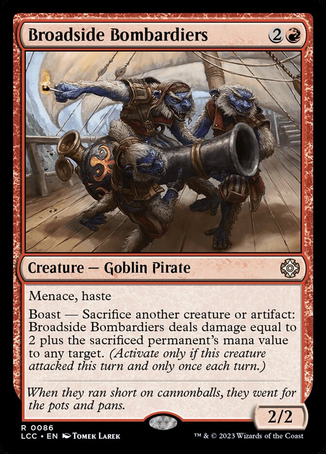 Broadside Bombardiers (86) - The Lost Caverns of Ixalan Commander (LCC)