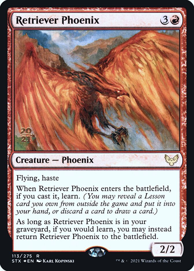 Retriever Phoenix (113s) - Strixhaven: School of Mages Promos (PSTX)
