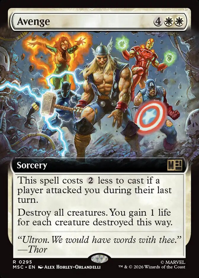 Avenge (295) - Marvel Super Heroes Commander (MSC)