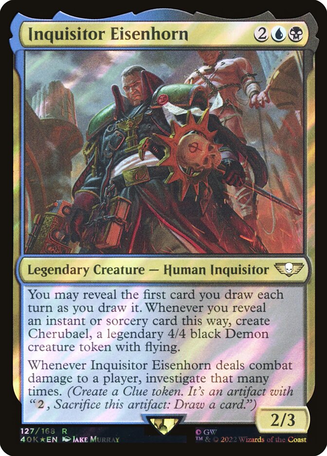 Inquisitor Eisenhorn (127★) - Warhammer 40,000 Commander (40K)