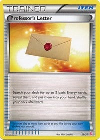 Professor's Letter (Sylveon) (28) - XY Trainer Kit: Sylveon & Noivern (PR)