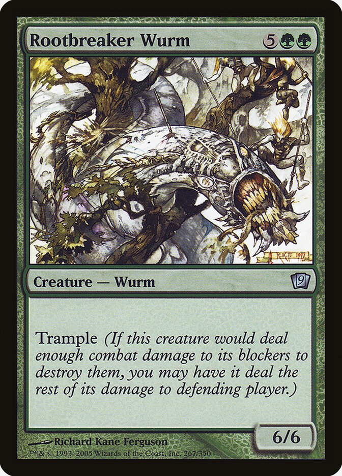 Rootbreaker Wurm (267) - Ninth Edition (9ED)