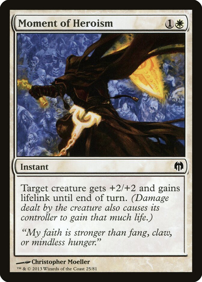 Moment of Heroism (25) - Duel Decks: Heroes vs. Monsters (DDL)