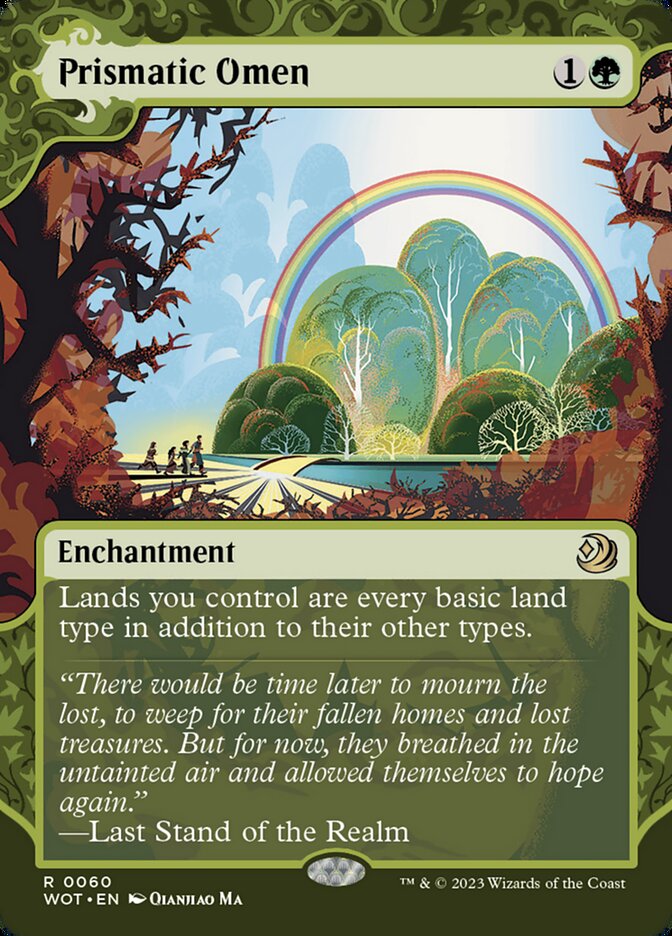 Prismatic Omen (60) - Wilds of Eldraine: Enchanting Tales (WOT)