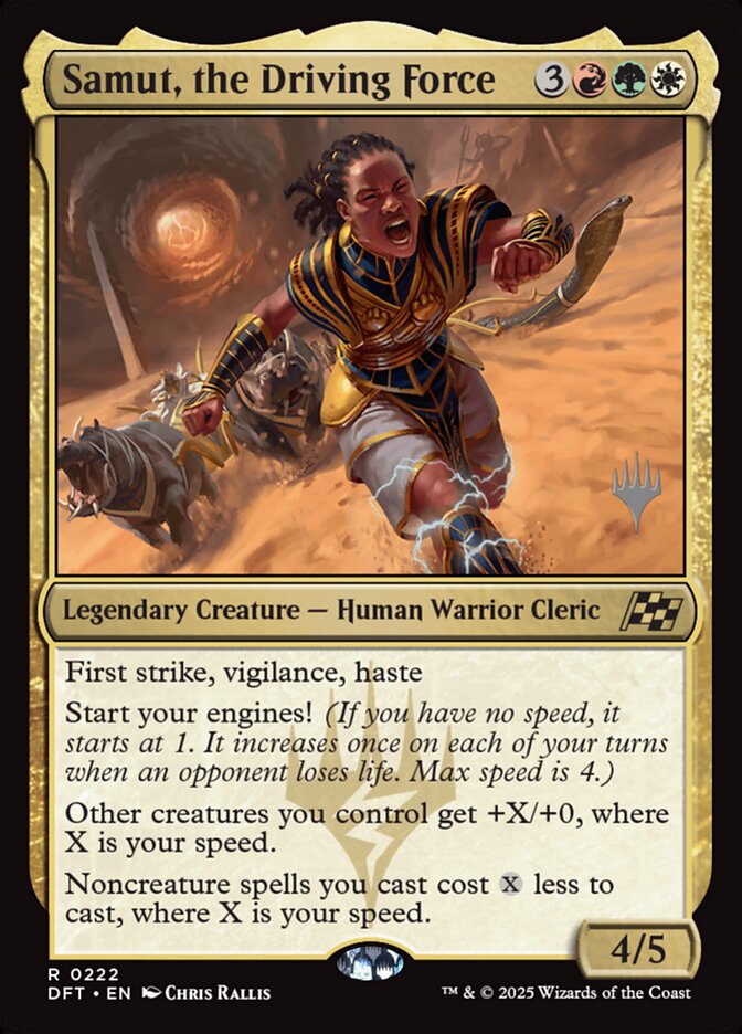 Samut, the Driving Force (222p) - Aetherdrift Promos (PDFT)