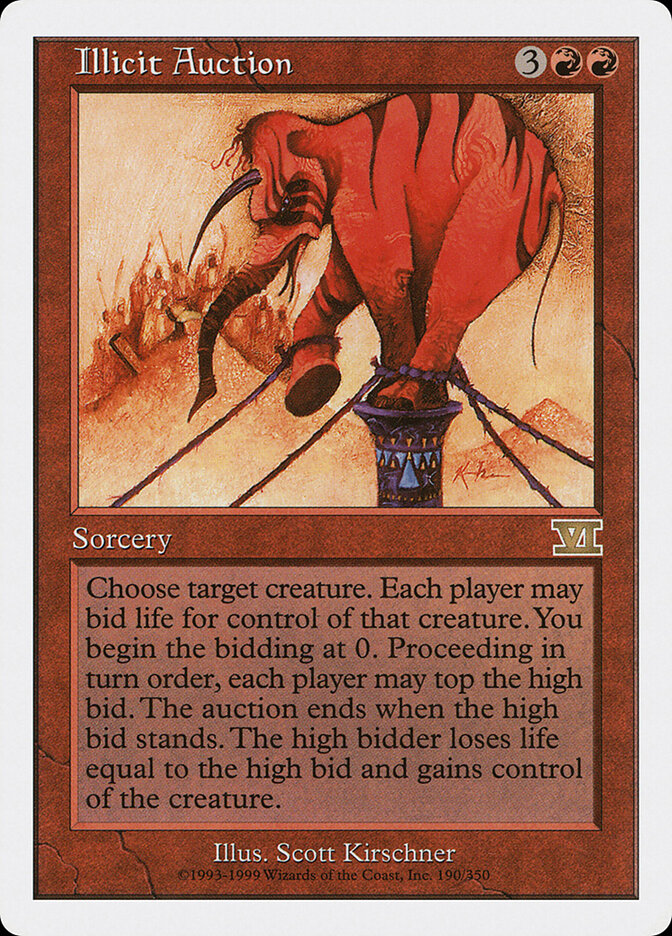 Illicit Auction (190) - Classic Sixth Edition (6ED)