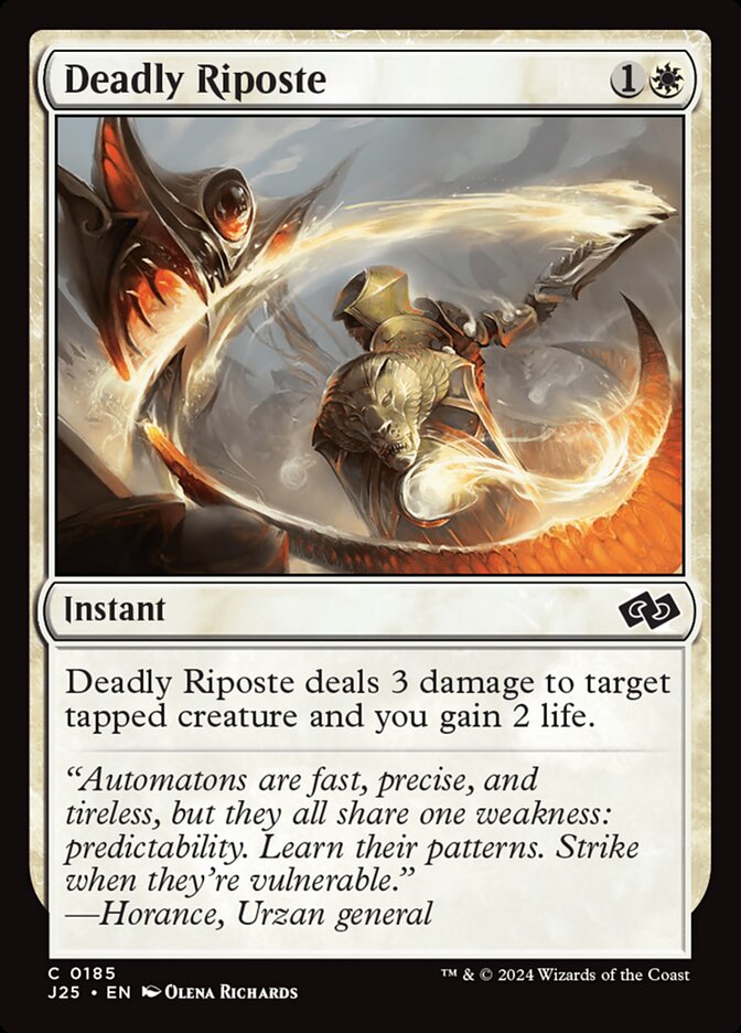 Deadly Riposte (185) - Foundations Jumpstart (J25)
