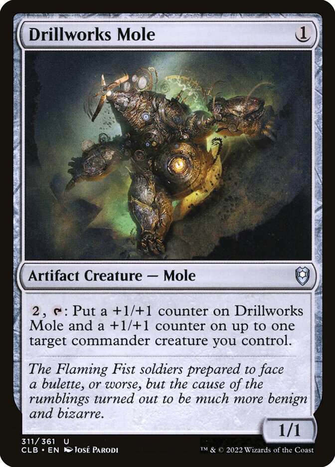 Drillworks Mole (311) - Commander Legends: Battle for Baldur's Gate (CLB)