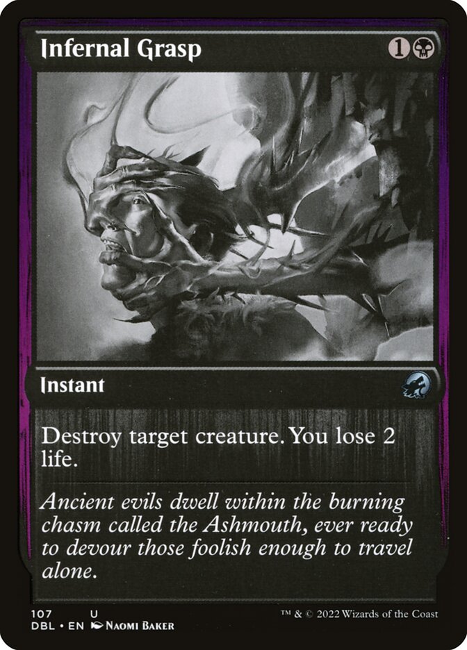 Infernal Grasp (107) - Innistrad: Double Feature (DBL)