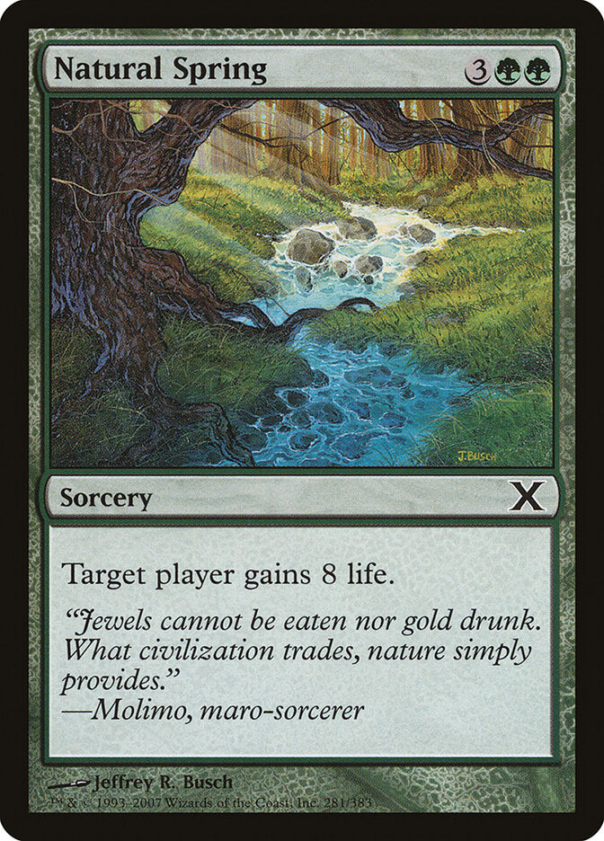 Natural Spring (281) - Tenth Edition (10E)
