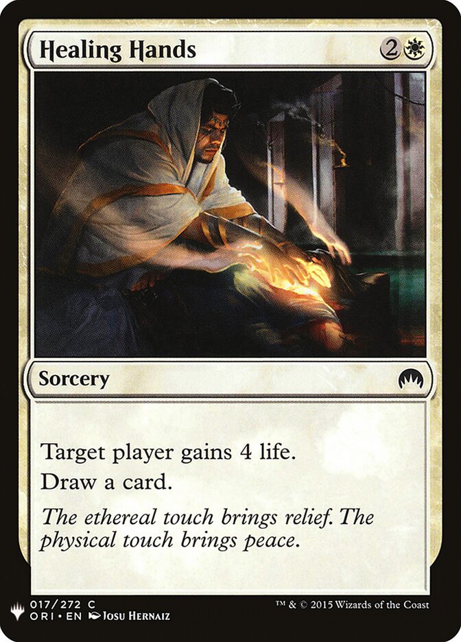 Healing Hands (ORI-17) - The List (PLST)