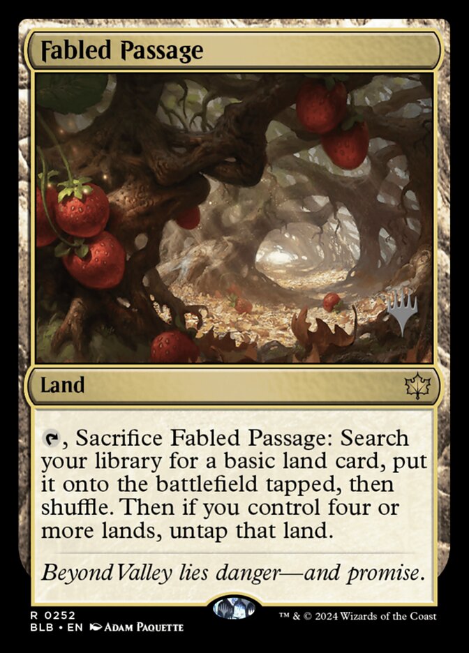 Fabled Passage (252p) - Bloomburrow Promos (PBLB)