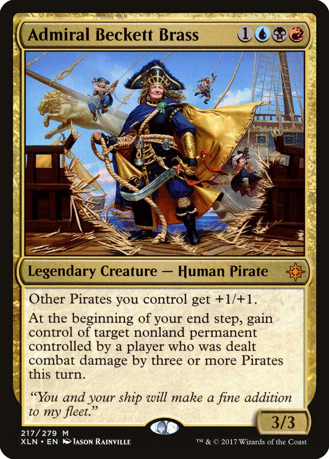 Admiral Beckett Brass (217) - Ixalan (XLN)