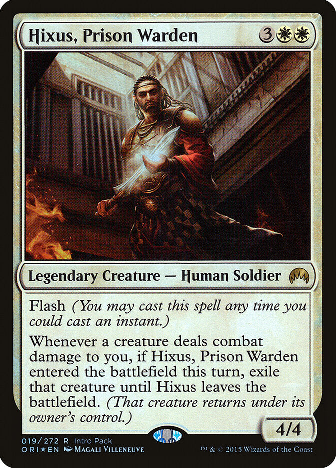 Hixus, Prison Warden (19) - Magic Origins Promos (PORI)
