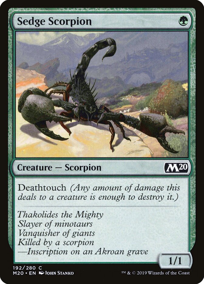 Sedge Scorpion (192) - Core Set 2020 (M20)