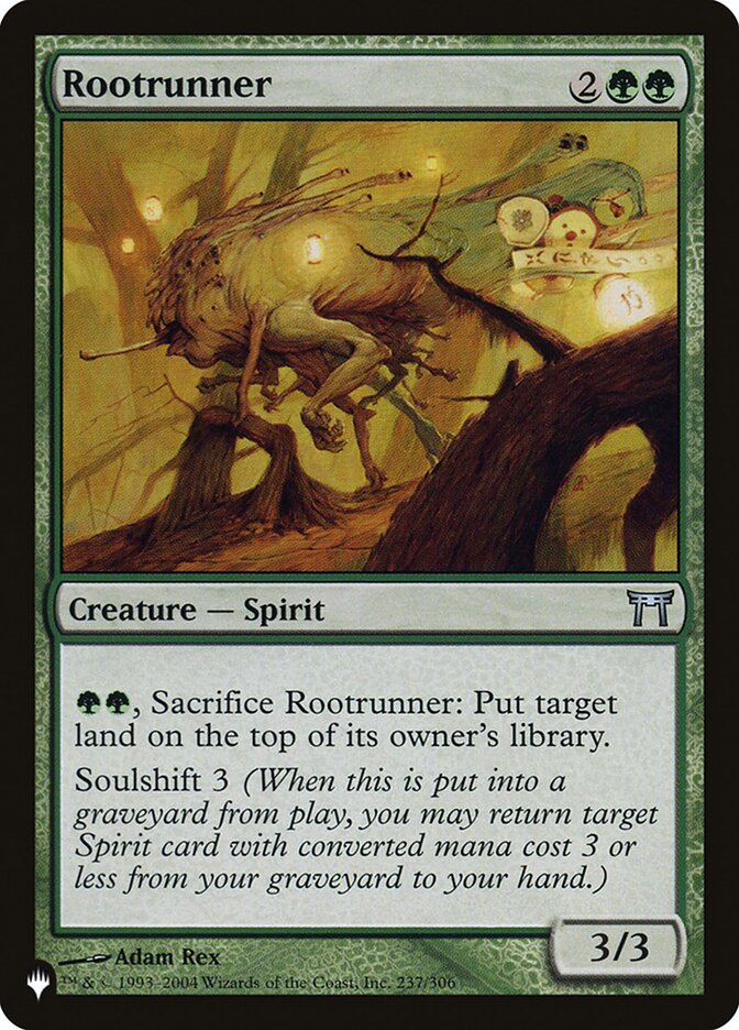 Rootrunner (CHK-237) - The List (PLST)