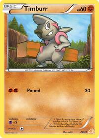Timburr (#29) (29) - BW Trainer Kit: Excadrill & Zoroark (BLW)