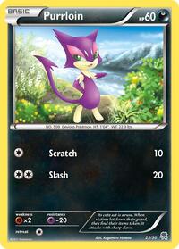 Purrloin (#25) (25) - BW Trainer Kit: Excadrill & Zoroark (BLW)