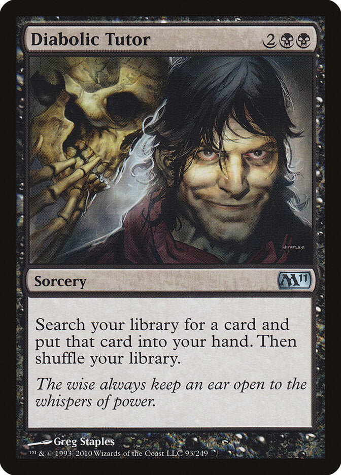 Diabolic Tutor (93) - Magic 2011 (M11)