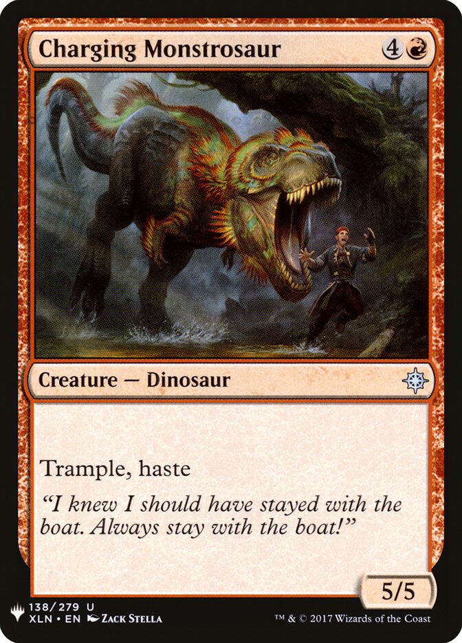 Charging Monstrosaur (XLN-138) - The List (PLST)