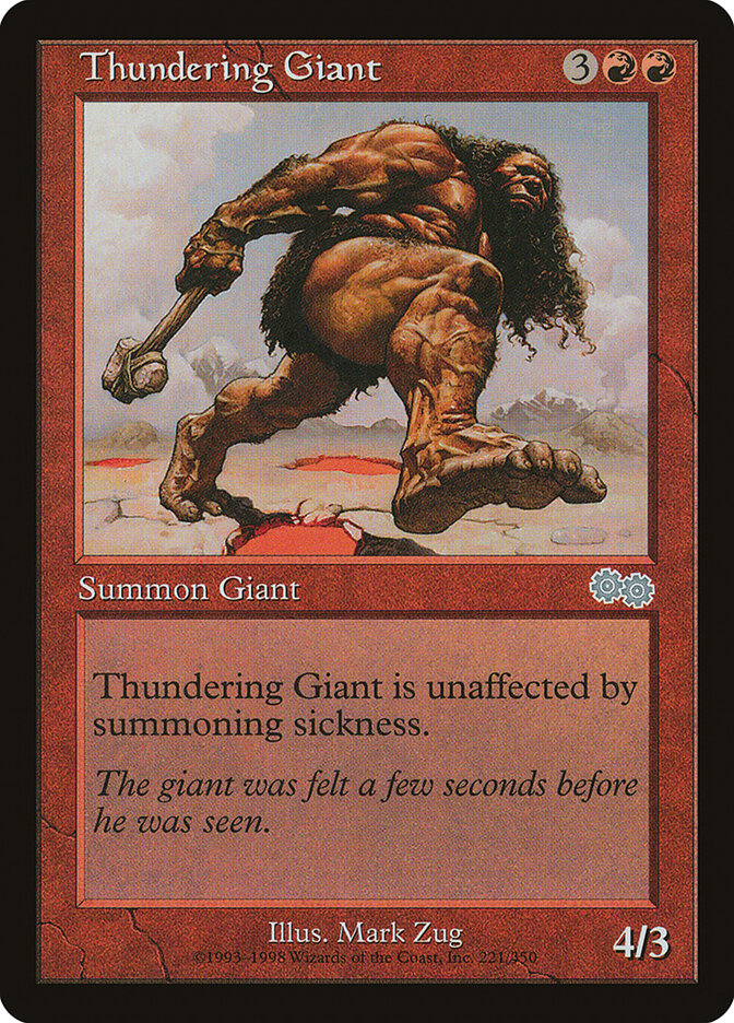 Thundering Giant (221) - Urza's Saga (USG)