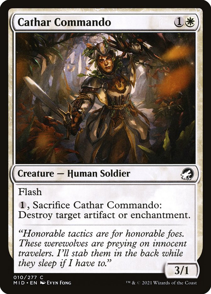Cathar Commando (10) - Innistrad: Midnight Hunt (MID)