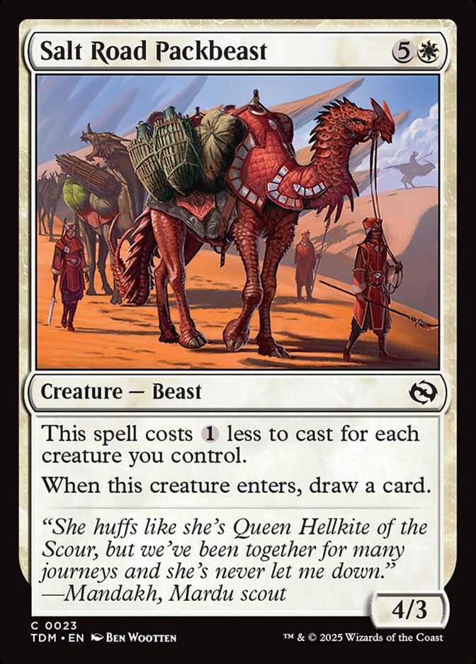 Salt Road Packbeast (23) - Tarkir: Dragonstorm (TDM)