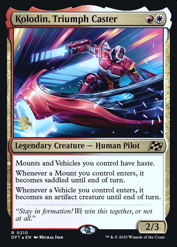 Kolodin, Triumph Caster (210s) - Aetherdrift Promos (PDFT)