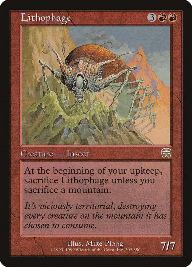 Lithophage (202) - Mercadian Masques (MMQ)