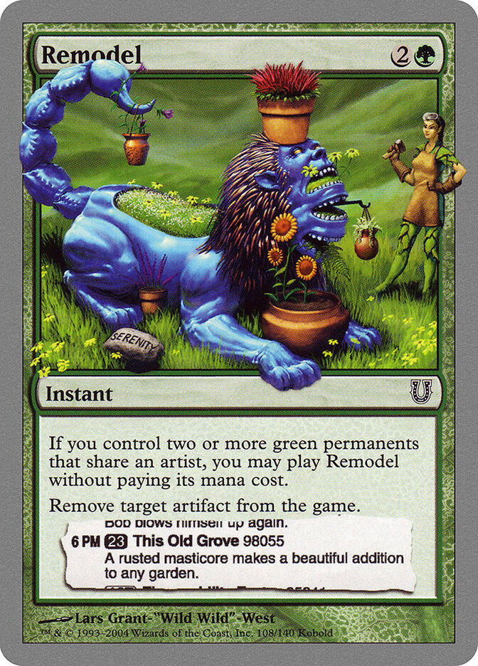 Remodel (108) - Unhinged (UNH)