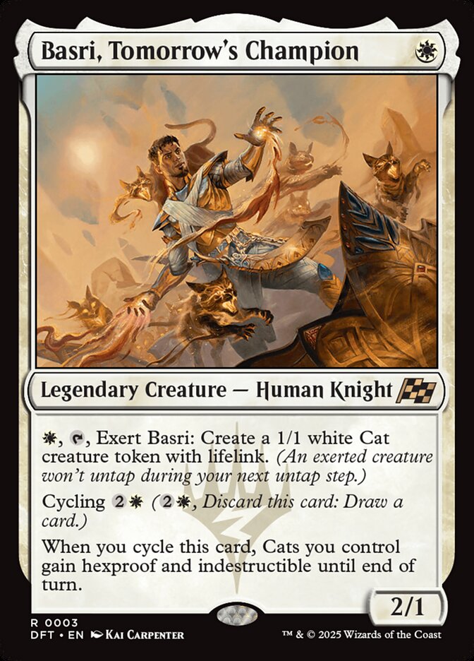 Basri, Tomorrow's Champion (3) - Aetherdrift (DFT)