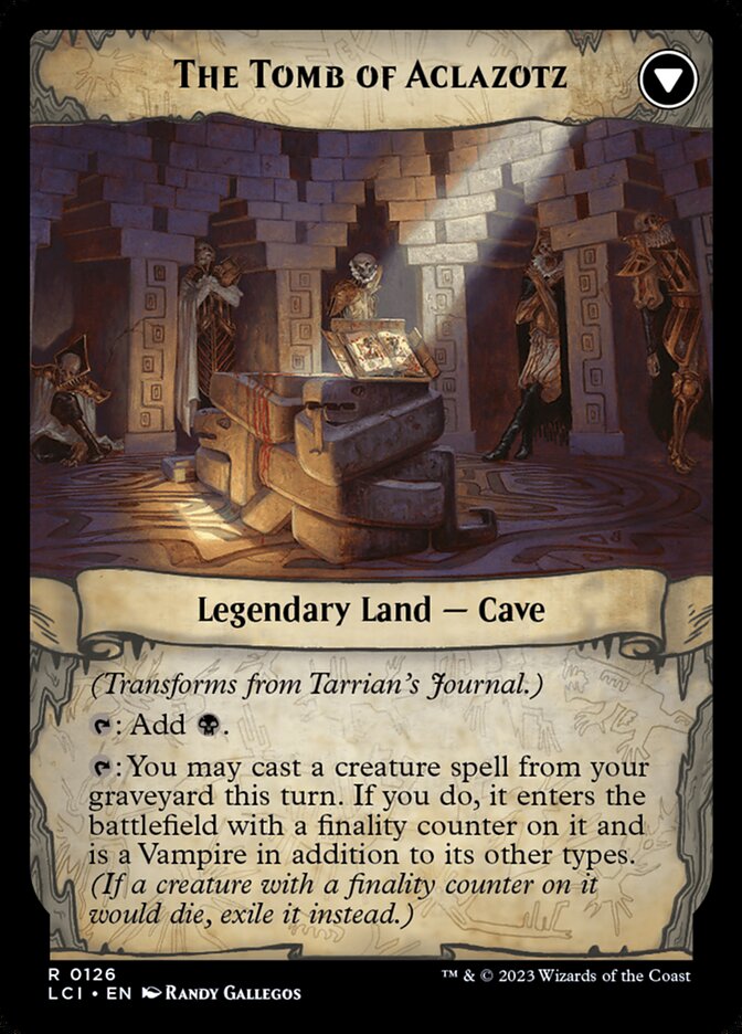 Tarrian's Journal // The Tomb of Aclazotz (126) - The Lost Caverns of Ixalan (LCI)