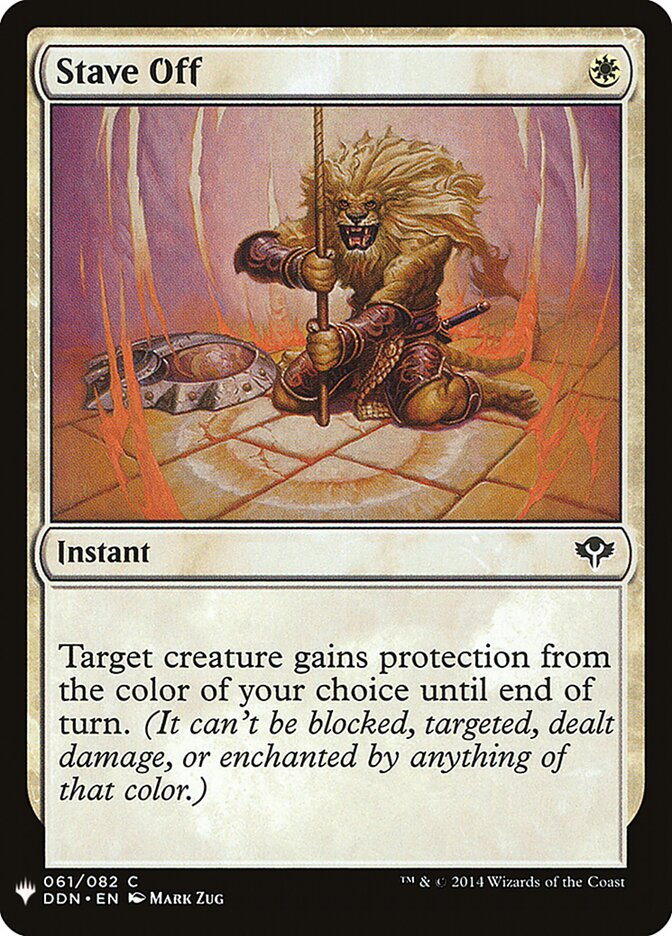 Stave Off (DDN-61) - The List (PLST)