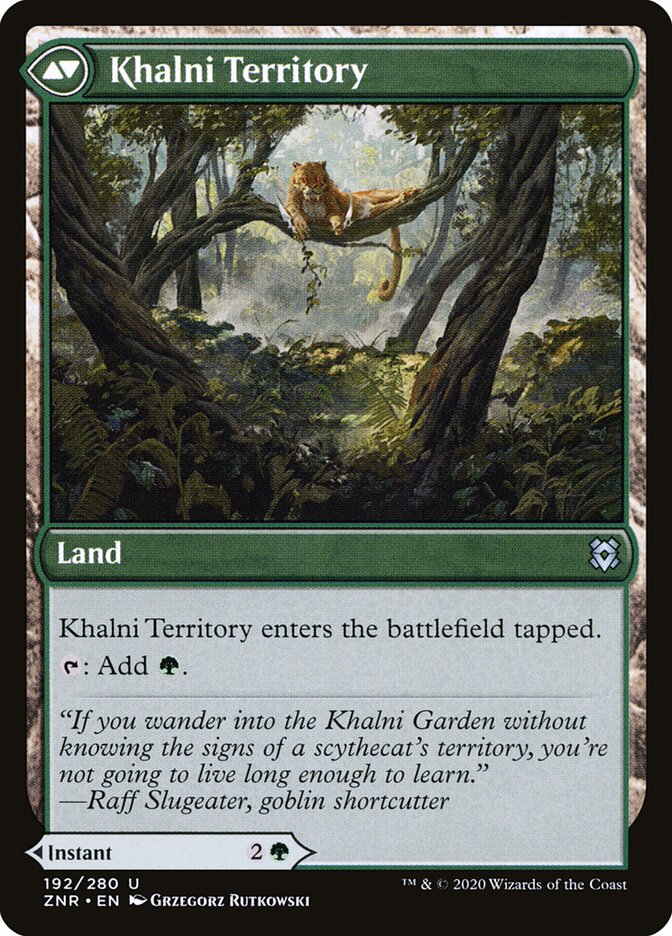 Khalni Ambush // Khalni Territory (192) - Zendikar Rising (ZNR)
