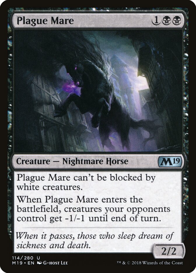 Plague Mare (114) - Core Set 2019 (M19)